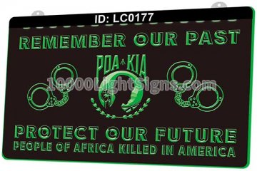 LC0177 Handcuff Remember Our Past Protect Our Future