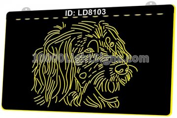 LD8103 Dog Head Pet